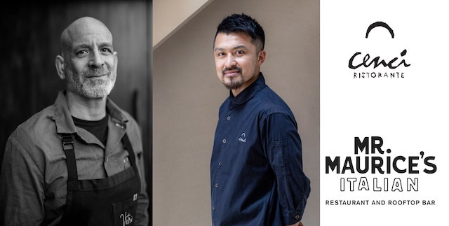 京都・岡崎のミシュラン一つ星イタリアン「cenci」坂本 健シェフと「Mr. Maurice’s Italian」マーク・ヴェトリシェフによる一夜限りのコラボが実現!<br>Collaborative Dinner by Chefs Marc Vetri & Ken Sakamoto