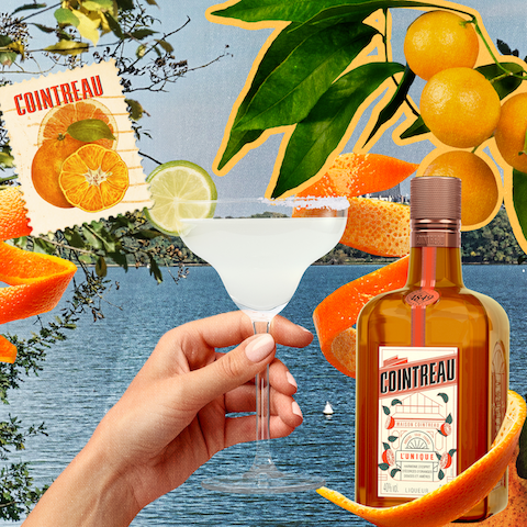 世界中で愛されるプレミアム オレンジリキュール コアントロー「COINTREAU Symphony in Bloom “オレンジの旋律”」をテーマとしたフラワーアートが登場